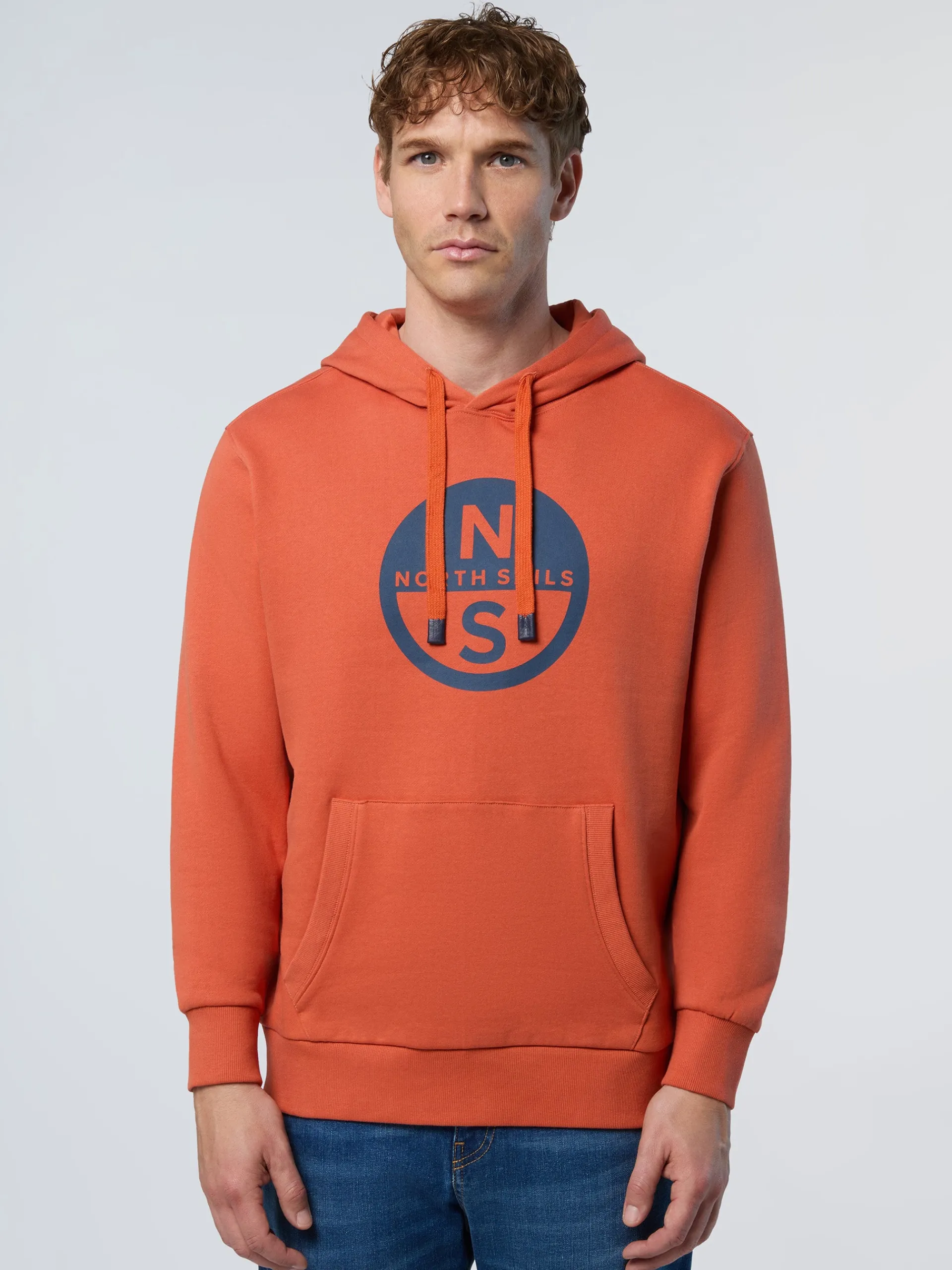 North Sails Felpa con cappuccio e maxi stampa*Uomo Felpe