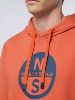 North Sails Felpa con cappuccio e maxi stampa*Uomo Felpe