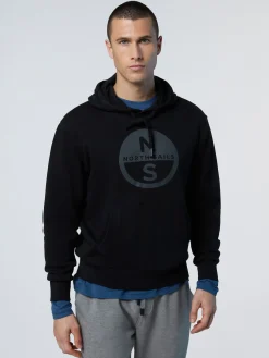 North Sails Felpa con cappuccio e maxi stampa*Uomo Felpe