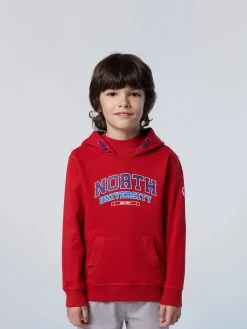 North Sails Felpa con cappuccio e stampa* Outlet