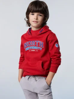 North Sails Felpa con cappuccio e stampa* Outlet