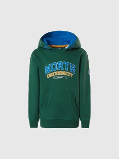 North Sails Felpa con cappuccio e stampa* Outlet