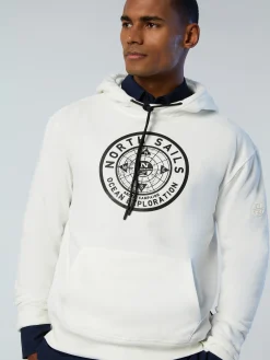 North Sails Felpa con cappuccio e stampa*Uomo Outlet|Felpe