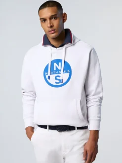 North Sails Felpa con cappuccio e stampa*Uomo Outlet|Felpe