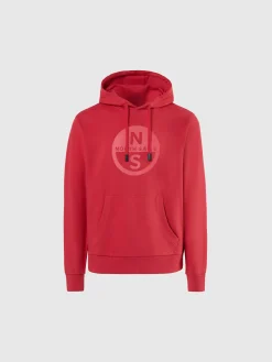 North Sails Felpa con cappuccio e stampa*Uomo Outlet|Felpe