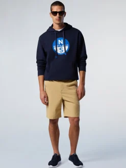 North Sails Felpa con cappuccio e stampa*Uomo Outlet|Felpe