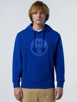 North Sails Felpa con cappuccio e stampa*Uomo Outlet|Felpe