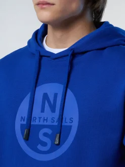 North Sails Felpa con cappuccio e stampa*Uomo Outlet|Felpe