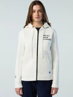 North Sails Felpa con cappuccio e zip*Donna Outlet|Felpe