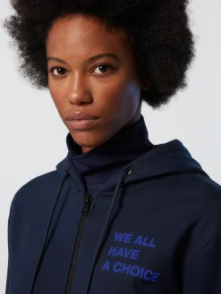 North Sails Felpa con cappuccio e zip*Donna Outlet|Felpe