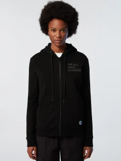 North Sails Felpa con cappuccio e zip*Donna Outlet|Felpe
