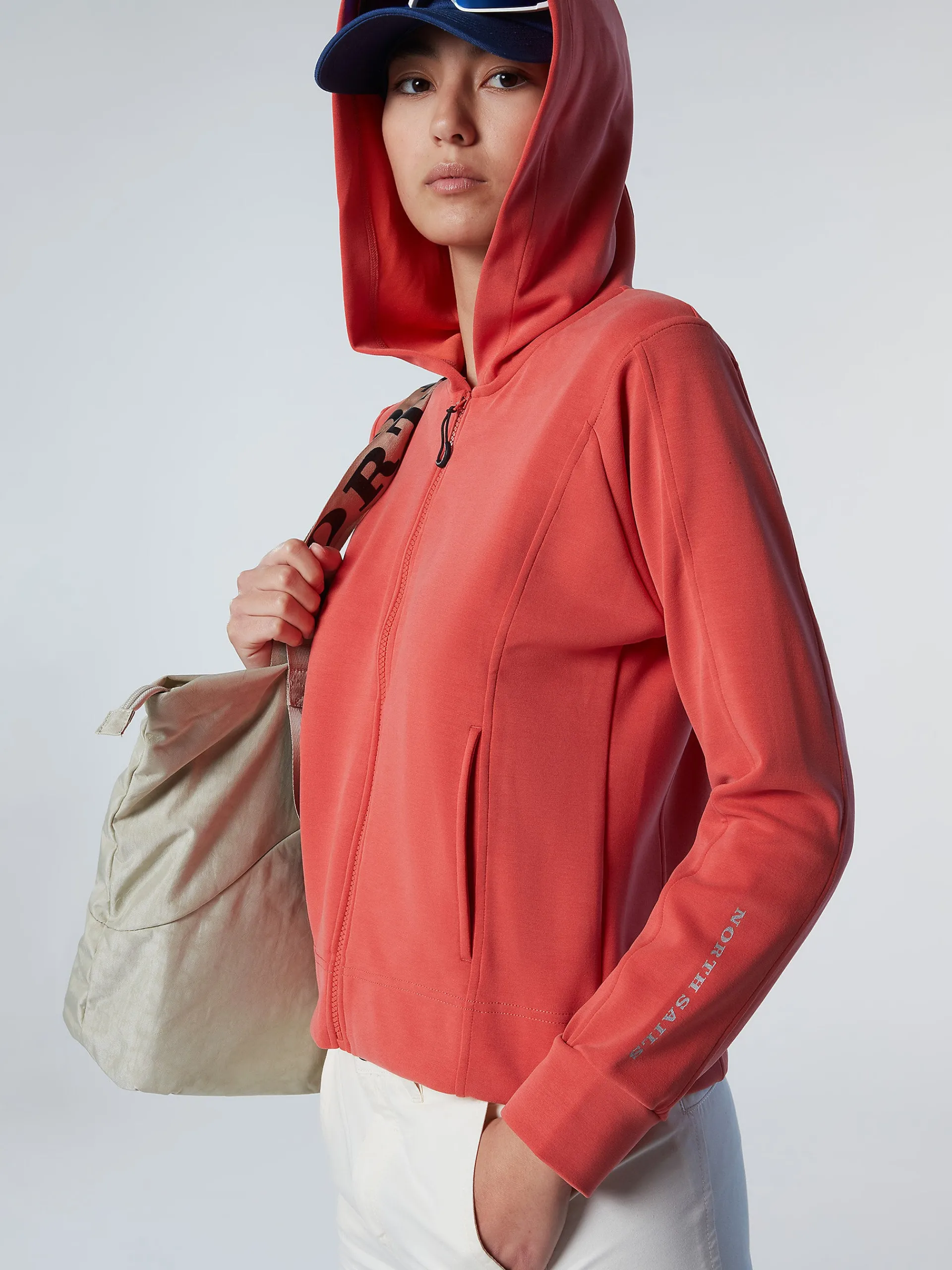 North Sails Felpa con cappuccio in modal*Donna Outlet|Felpe