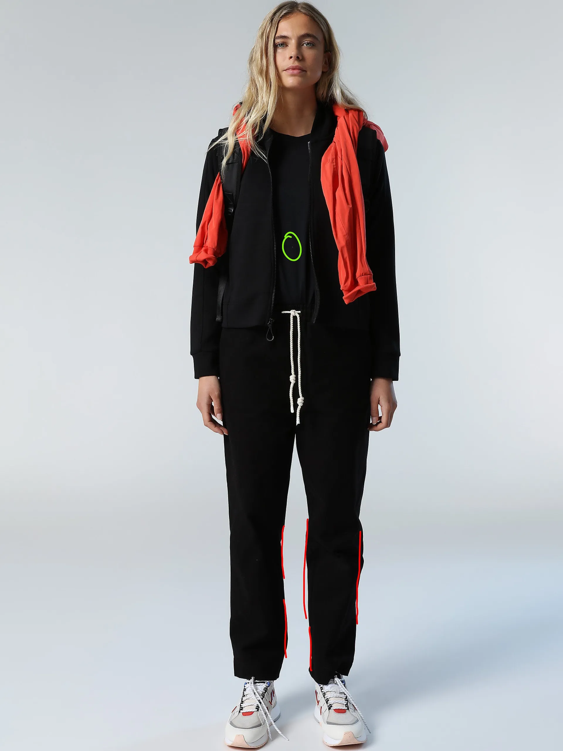 North Sails Felpa con cappuccio in modal*Donna Outlet|Felpe