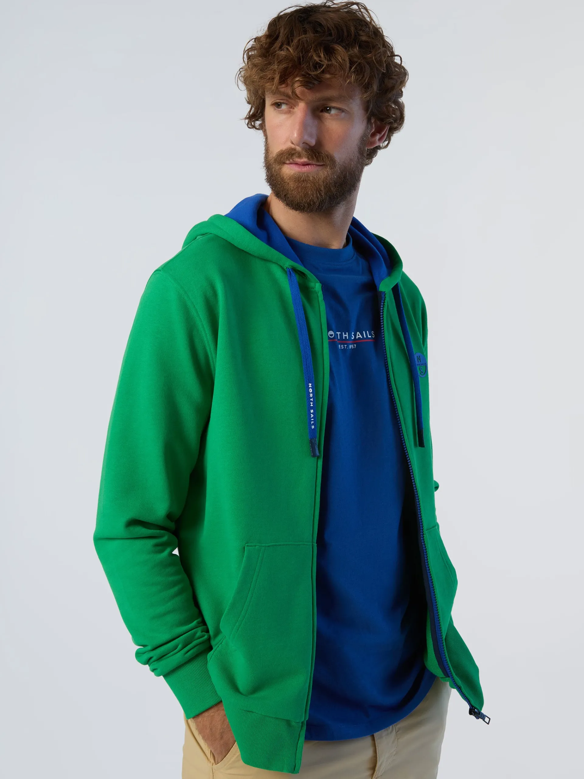 North Sails Felpa con logo in gomma*Uomo Outlet|Felpe