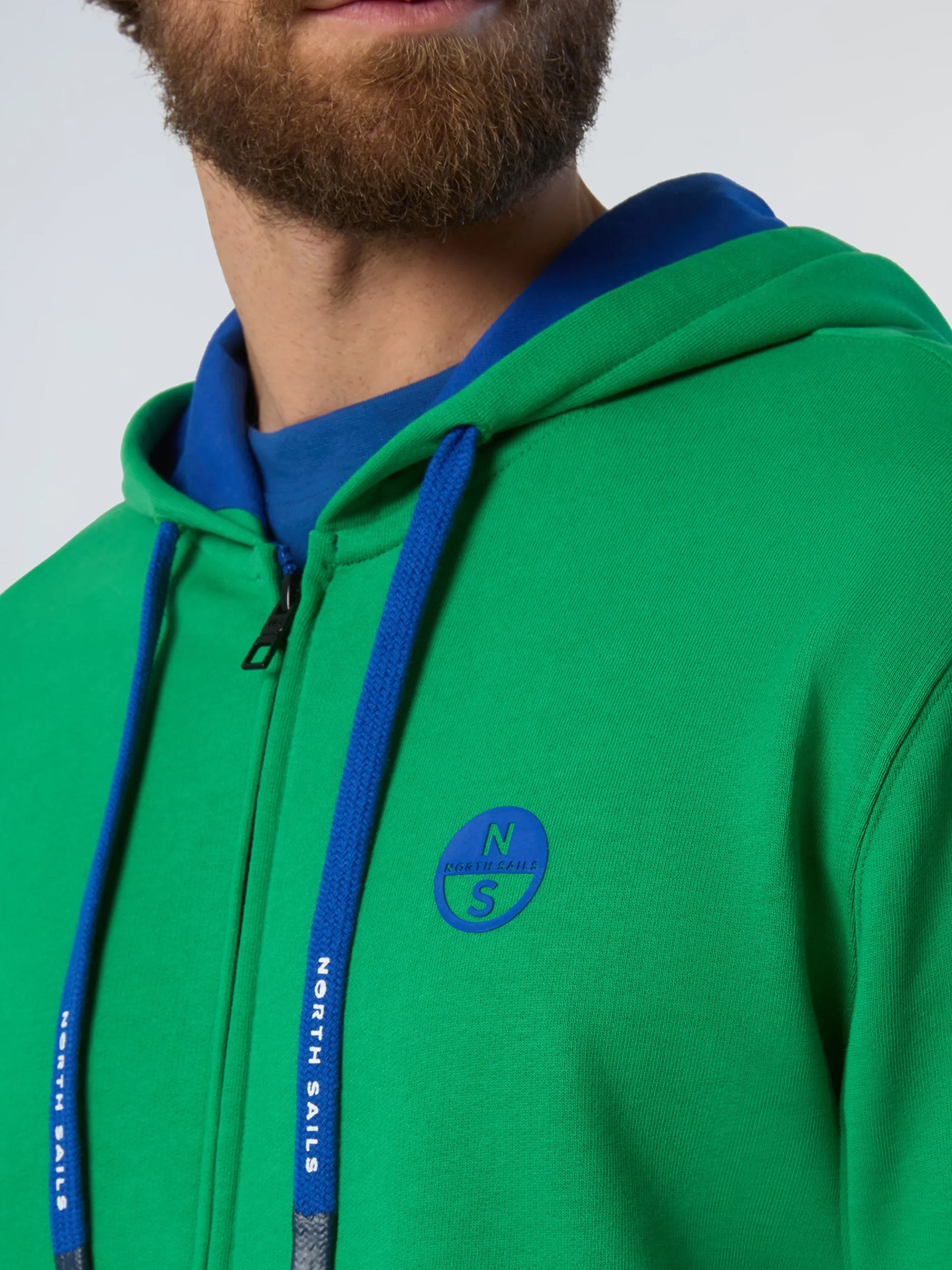 North Sails Felpa con logo in gomma*Uomo Outlet|Felpe