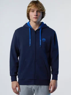 North Sails Felpa con logo in gomma*Uomo Outlet|Felpe