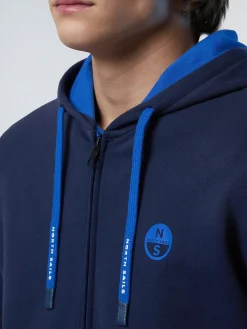 North Sails Felpa con logo in gomma*Uomo Outlet|Felpe