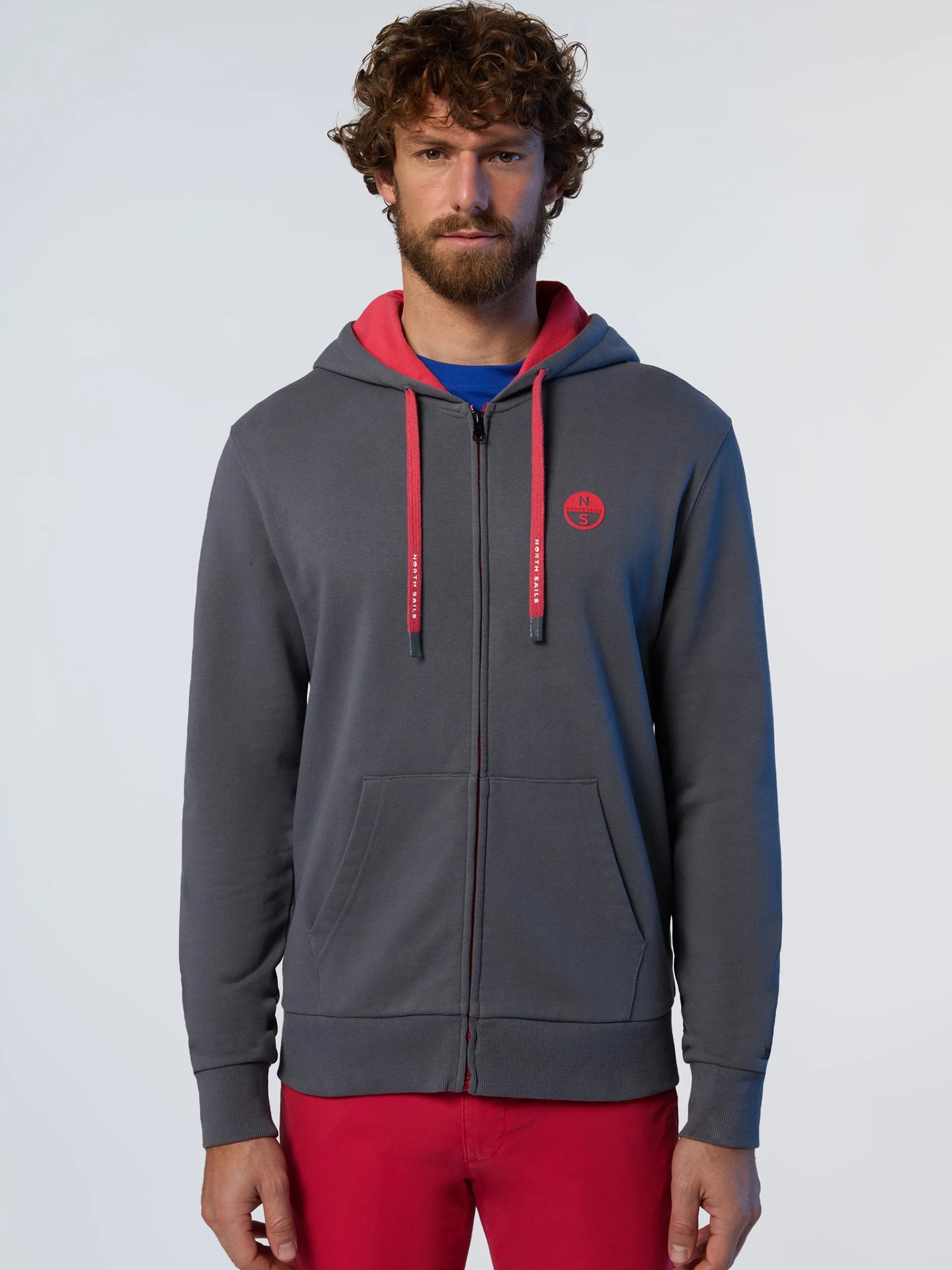 North Sails Felpa con logo in gomma*Uomo Outlet|Felpe