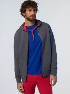 North Sails Felpa con logo in gomma*Uomo Outlet|Felpe