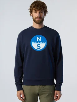 North Sails Felpa con maxi stampa*Uomo Outlet|Felpe