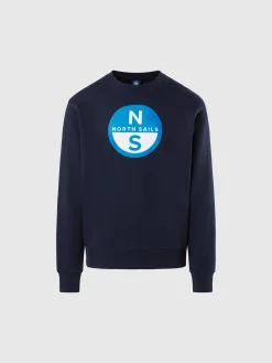 North Sails Felpa con maxi stampa*Uomo Outlet|Felpe