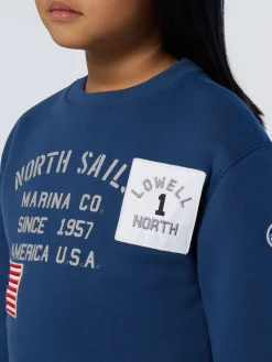 North Sails Felpa con patch riciclate* Felpe