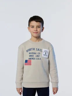 North Sails Felpa con patch riciclate* Felpe