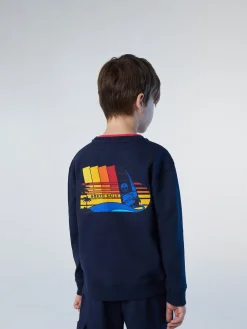 North Sails Felpa con stampa arcobaleno* Outlet