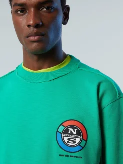 North Sails Felpa con stampa grafica*Uomo Outlet|Felpe