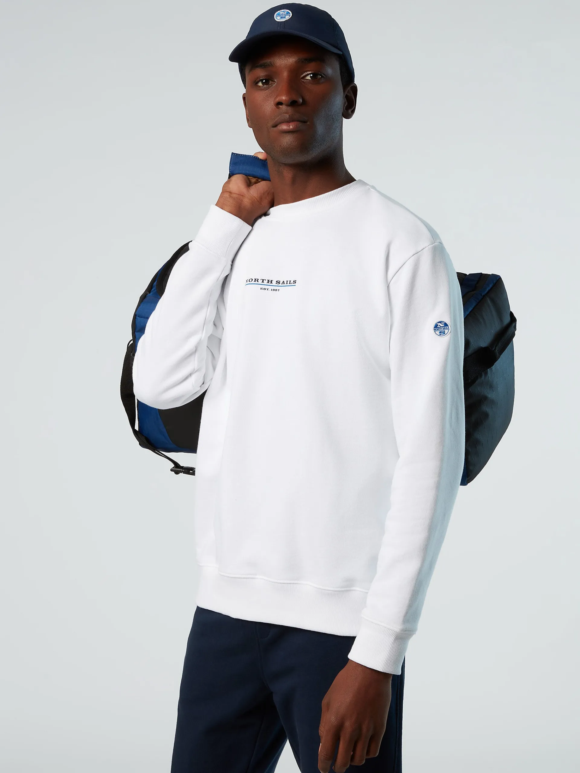 North Sails Felpa con stampa lettering*Uomo Outlet|Felpe