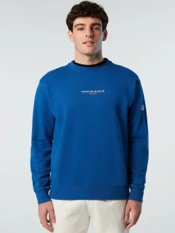 North Sails Felpa con stampa lettering*Uomo Outlet|Felpe