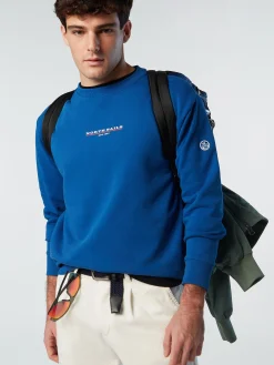 North Sails Felpa con stampa lettering*Uomo Outlet|Felpe