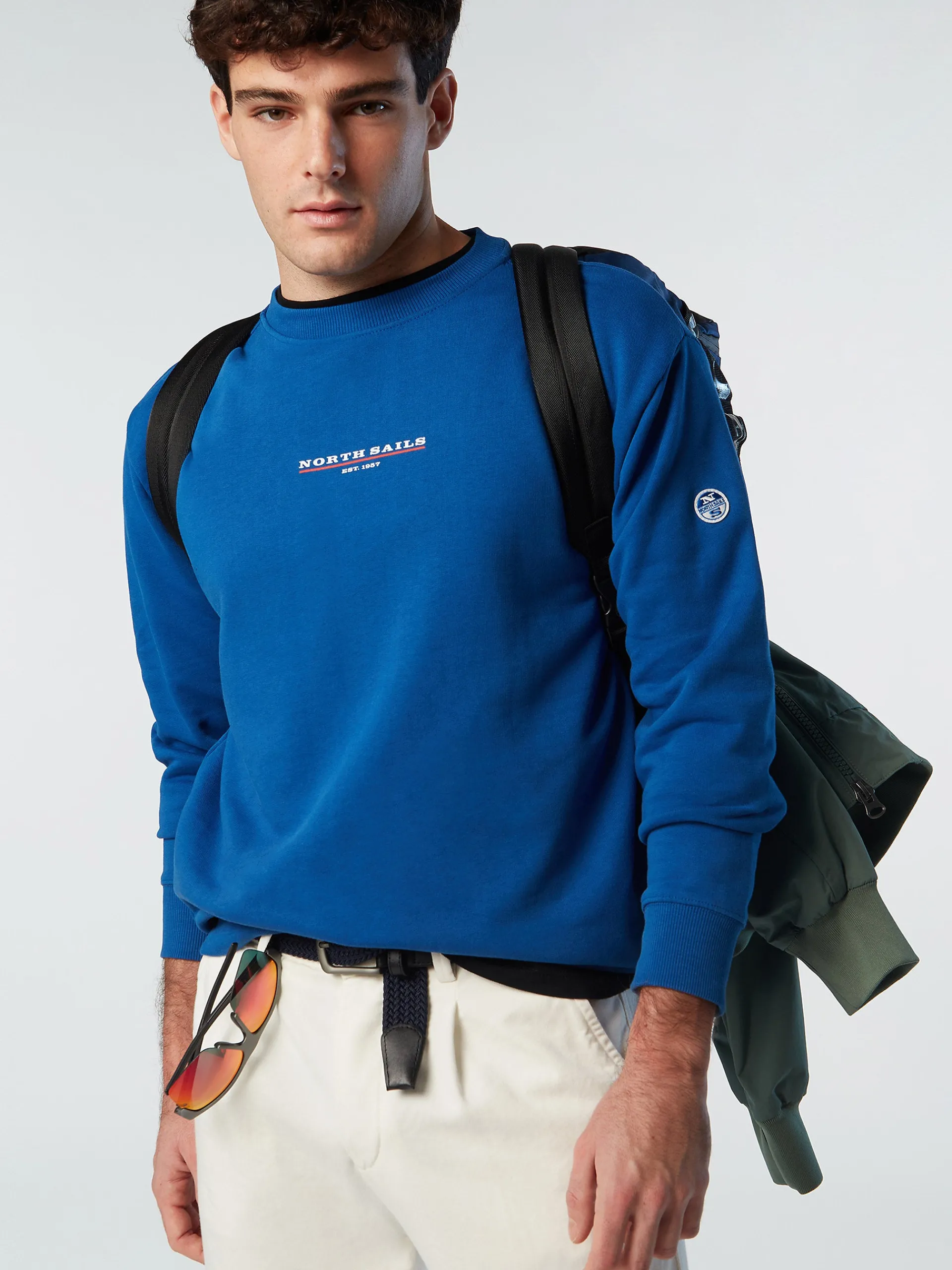 North Sails Felpa con stampa lettering*Uomo Outlet|Felpe