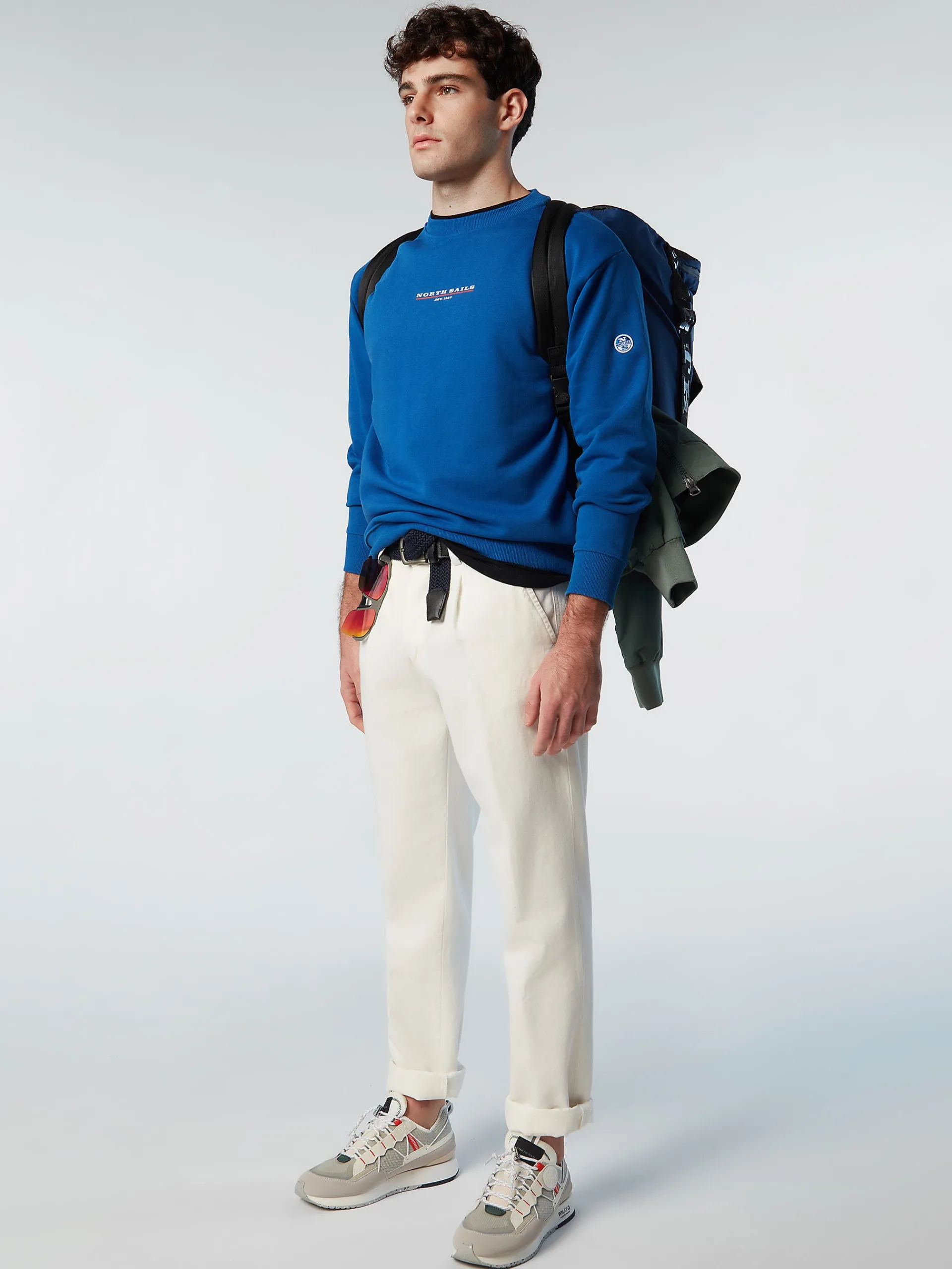 North Sails Felpa con stampa lettering*Uomo Outlet|Felpe