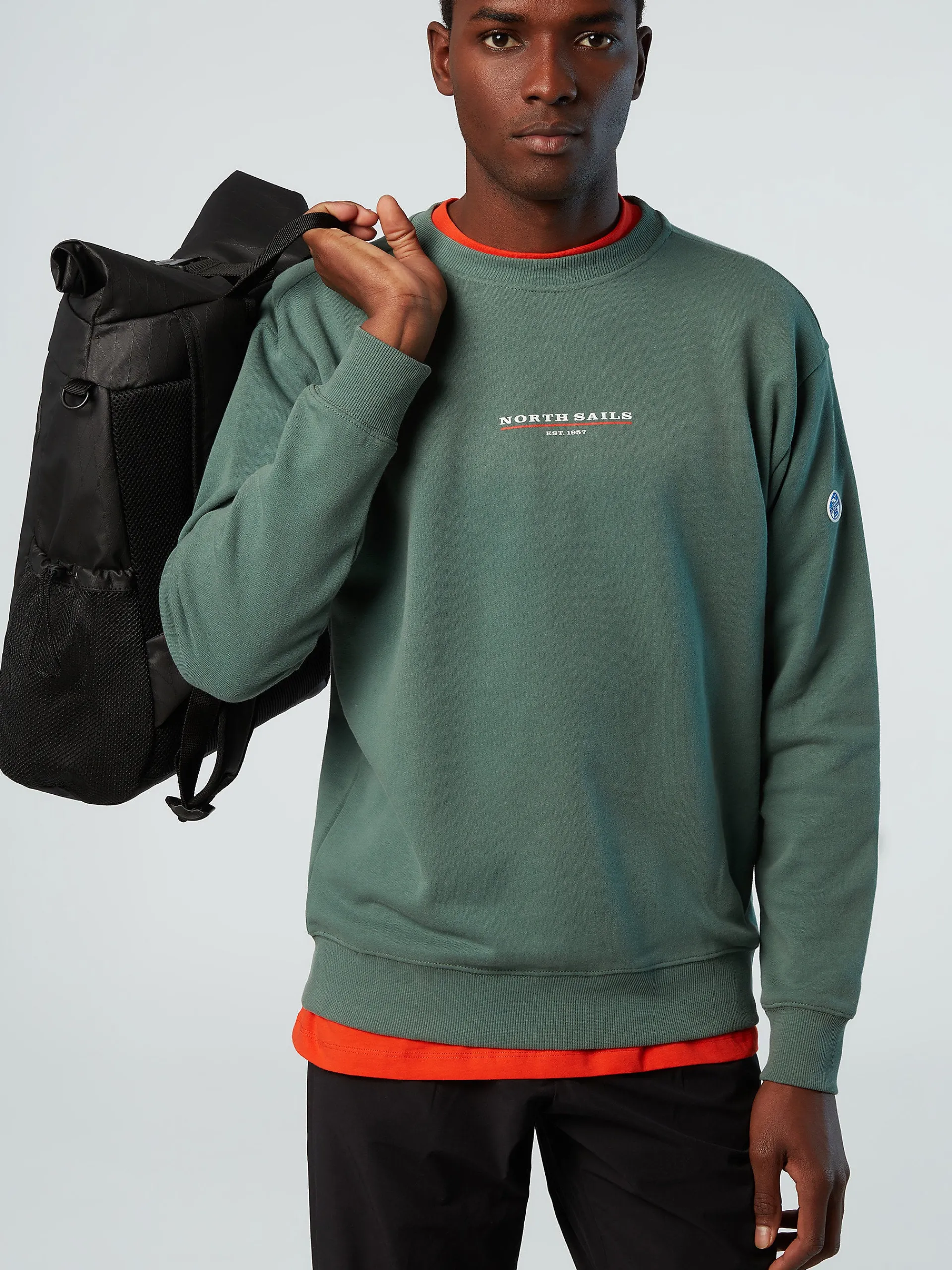 North Sails Felpa con stampa lettering*Uomo Outlet|Felpe