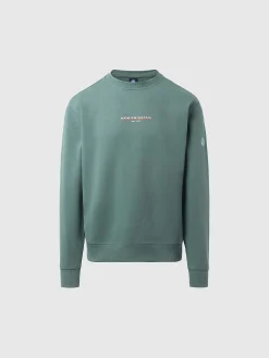 North Sails Felpa con stampa lettering*Uomo Outlet|Felpe