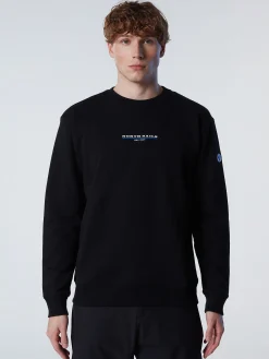 North Sails Felpa con stampa lettering*Uomo Outlet|Felpe