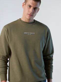 North Sails Felpa con stampa lettering*Uomo Outlet|Felpe