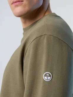 North Sails Felpa con stampa lettering*Uomo Outlet|Felpe