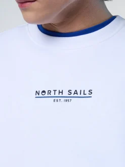 North Sails Felpa con stampa lettering*Uomo Outlet|Felpe
