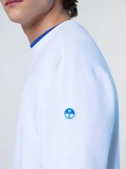 North Sails Felpa con stampa lettering*Uomo Outlet|Felpe