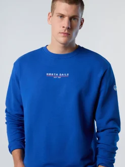 North Sails Felpa con stampa lettering*Uomo Outlet|Felpe