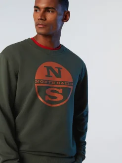 North Sails Felpa con stampa logo*Uomo Outlet|Felpe