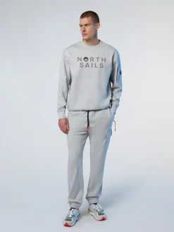 North Sails Felpa con stampa riflettente*Uomo Outlet|Felpe