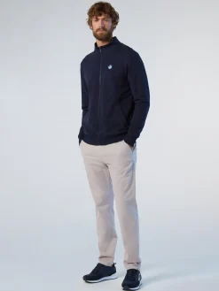 North Sails Felpa con zip e logo*Uomo Outlet|Felpe