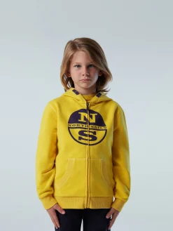 North Sails Felpa con zip e maxi stampa* Outlet