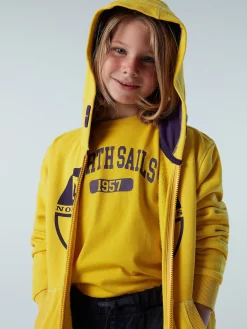 North Sails Felpa con zip e maxi stampa* Outlet