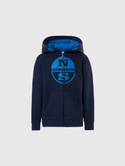 North Sails Felpa con zip e maxi stampa* Outlet