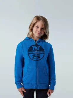 North Sails Felpa con zip e maxi stampa* Outlet