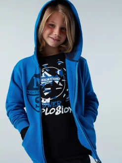 North Sails Felpa con zip e maxi stampa* Outlet